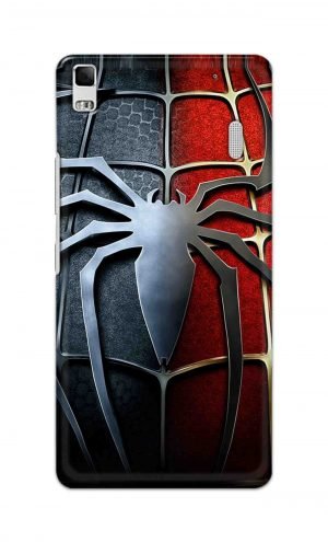 For Lenovo A7000 Printed Mobile Case Back Cover Pouch (Spider)