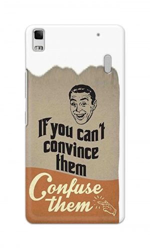 For Lenovo A7000 Printed Mobile Case Back Cover Pouch (If You cant Convince Them)