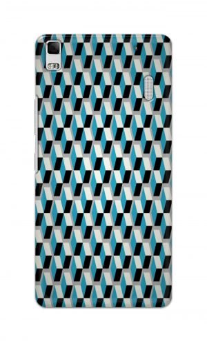 For Lenovo A7000 Printed Mobile Case Back Cover Pouch (Diamonds Pattern)