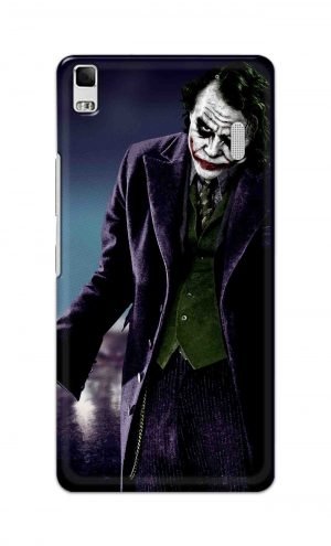 For Lenovo A7000 Printed Mobile Case Back Cover Pouch (Joker Standing)