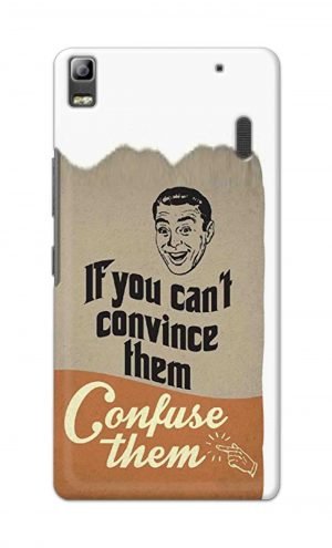 For Lenovo K3 Note Printed Mobile Case Back Cover Pouch (If You cant Convince Them)