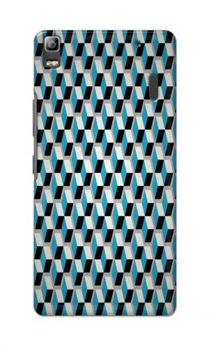For Lenovo K3 Note Printed Mobile Case Back Cover Pouch (Diamonds Pattern)