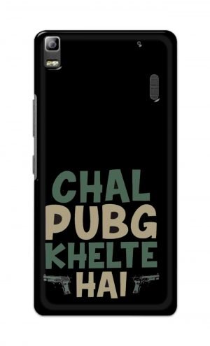 For Lenovo K3 Note Printed Mobile Case Back Cover Pouch (Pubg Khelte Hain)