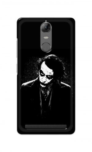 For Lenovo K5 Note Printed Mobile Case Back Cover Pouch (Joker Black And White)