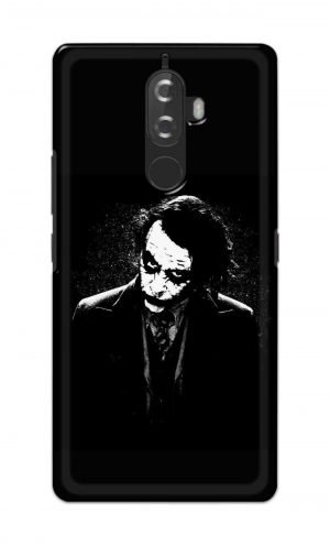 For Lenovo K8 Note Printed Mobile Case Back Cover Pouch (Joker Black And White)