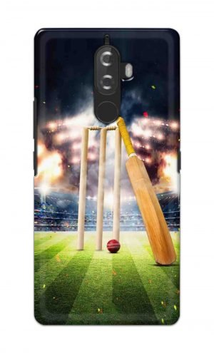 For Lenovo K8 Note Printed Mobile Case Back Cover Pouch (Cricket Bat Ball)
