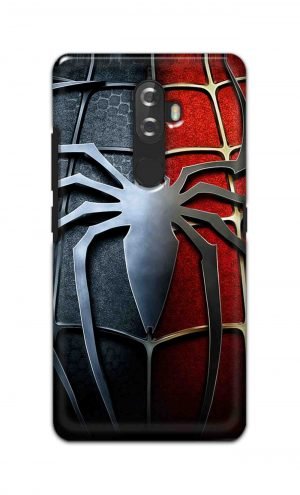 For Lenovo K8 Plus Printed Mobile Case Back Cover Pouch (Spider)