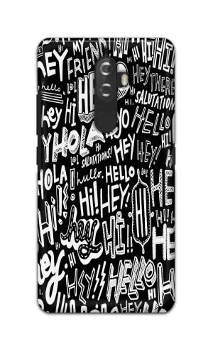 For Lenovo K8 Plus Printed Mobile Case Back Cover Pouch (Black And White Graffiti)