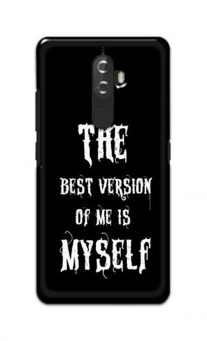For Lenovo K8 Plus Printed Mobile Case Back Cover Pouch (The Best Version Of Me)