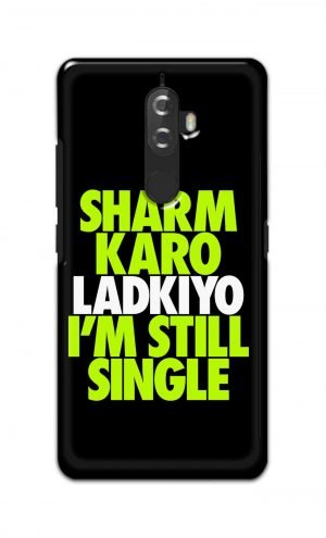 For Lenovo K8 Plus Printed Mobile Case Back Cover Pouch (Sharm Karo Ladkiyon)