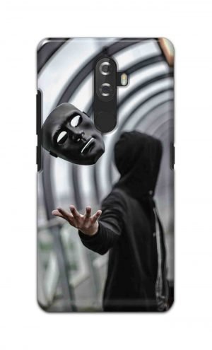 For Lenovo K8 Plus Printed Mobile Case Back Cover Pouch (Mask Man)