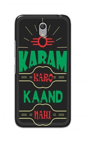 For Lenovo Zuk Z1 Printed Mobile Case Back Cover Pouch (Karam Karo Kaand Nahi)