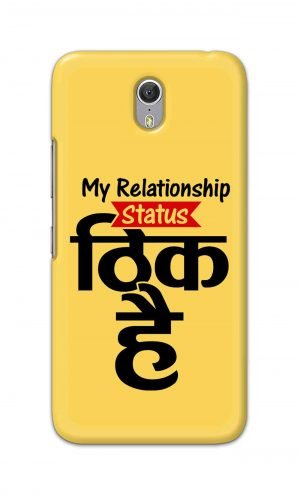 For Lenovo Zuk Z1 Printed Mobile Case Back Cover Pouch (My Relationship Status)