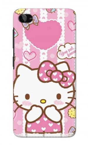 For Lenovo Zuk Z2 Printed Mobile Case Back Cover Pouch (Hello Kitty Pink)
