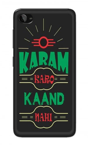 For Lenovo Zuk Z2 Printed Mobile Case Back Cover Pouch (Karam Karo Kaand Nahi)