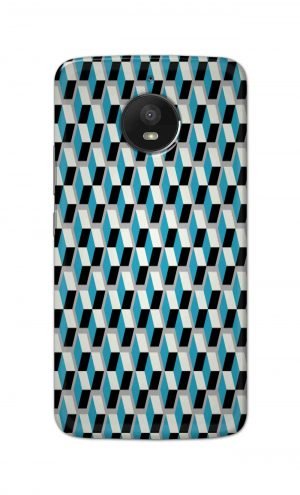For Motorola Moto E4 Plus Printed Mobile Case Back Cover Pouch (Diamonds Pattern)