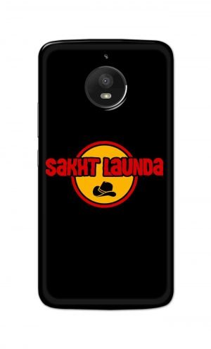 For Motorola Moto E4 Plus Printed Mobile Case Back Cover Pouch (Sakht Launda)