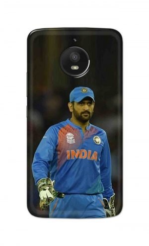 For Motorola Moto E4 Plus Printed Mobile Case Back Cover Pouch (Mahendra Singh Dhoni)