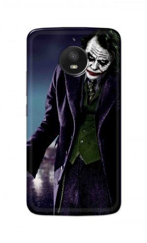 For Motorola Moto E4 Plus Printed Mobile Case Back Cover Pouch (Joker Standing)