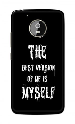 For Motorola Moto G5 plus Printed Mobile Case Back Cover Pouch (The Best Version Of Me)