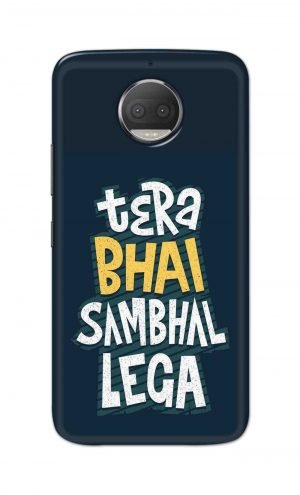 For Motorola Moto G5s Plus Printed Mobile Case Back Cover Pouch (Tera Bhai Sambhal Lega)