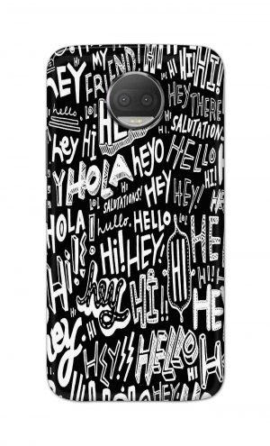 For Motorola Moto G5s Plus Printed Mobile Case Back Cover Pouch (Black And White Graffiti)