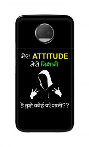 For Motorola Moto G5s Plus Printed Mobile Case Back Cover Pouch (Mera Attitude Meri Nishani)