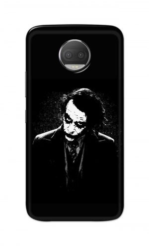 For Motorola Moto G5s Plus Printed Mobile Case Back Cover Pouch (Joker Black And White)