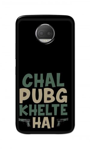 For Motorola Moto G5s Plus Printed Mobile Case Back Cover Pouch (Pubg Khelte Hain)