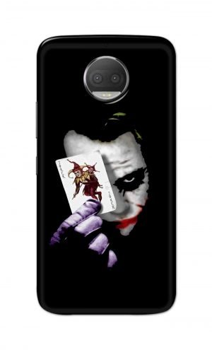 For Motorola Moto G5s Plus Printed Mobile Case Back Cover Pouch (Joker Card In Hand)