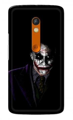 For Motorola Moto X Play Printed Mobile Case Back Cover Pouch (Joker Why So Serious)