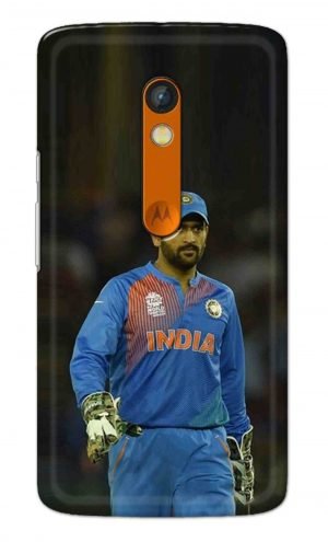 For Motorola Moto X Play Printed Mobile Case Back Cover Pouch (Mahendra Singh Dhoni)