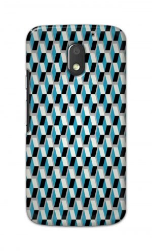 For Motorola Moto E3 Power Printed Mobile Case Back Cover Pouch (Diamonds Pattern)