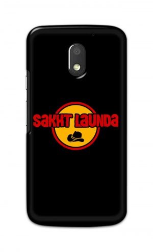 For Motorola Moto E3 Power Printed Mobile Case Back Cover Pouch (Sakht Launda)