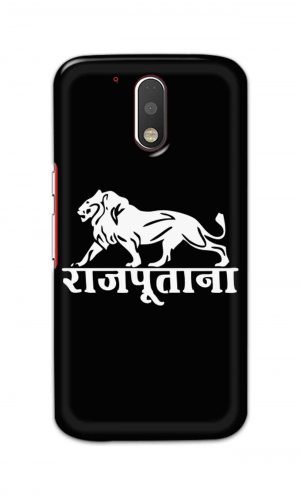 For Motorola Moto G4 Plus Printed Mobile Case Back Cover Pouch (Rajputana)