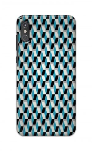 For Motorola One Power Printed Mobile Case Back Cover Pouch (Diamonds Pattern)