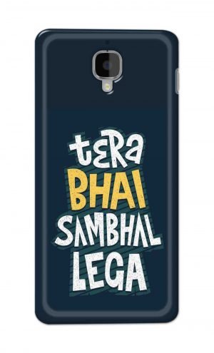 For OnePlus Three Printed Mobile Case Back Cover Pouch (Tera Bhai Sambhal Lega)