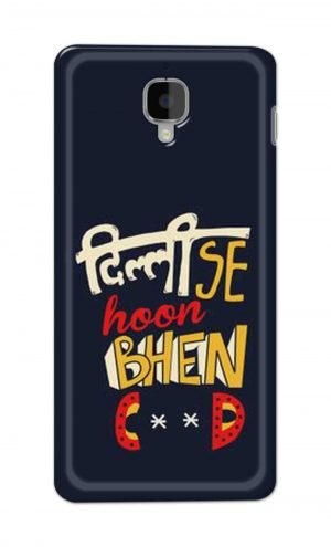 For OnePlus Three Printed Mobile Case Back Cover Pouch (Dilli Se Hoon)