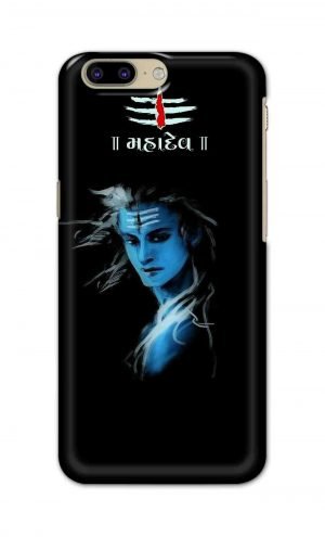 For OnePlus 5 Printed Mobile Case Back Cover Pouch (Bhole Shankar)