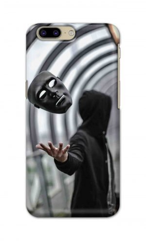 For OnePlus 5 Printed Mobile Case Back Cover Pouch (Mask Man)