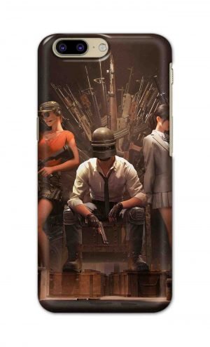 For OnePlus 5 Printed Mobile Case Back Cover Pouch (Pubg Sitting)