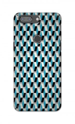 For OnePlus 5t Printed Mobile Case Back Cover Pouch (Diamonds Pattern)