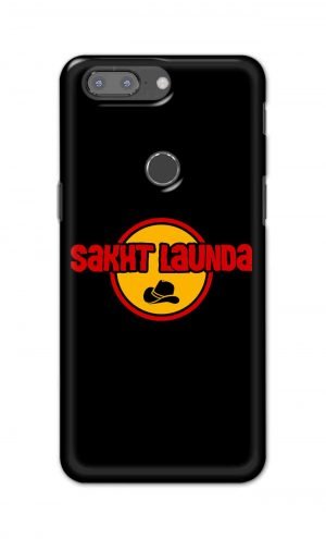 For OnePlus 5t Printed Mobile Case Back Cover Pouch (Sakht Launda)