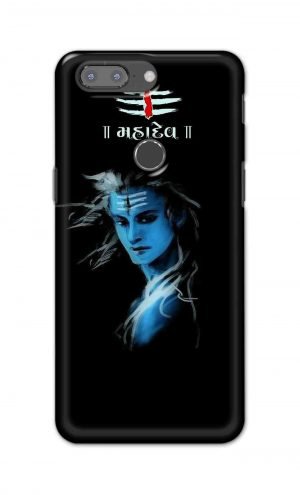 For OnePlus 5t Printed Mobile Case Back Cover Pouch (Bhole Shankar)