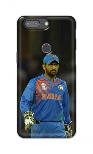 For OnePlus 5t Printed Mobile Case Back Cover Pouch (Mahendra Singh Dhoni)