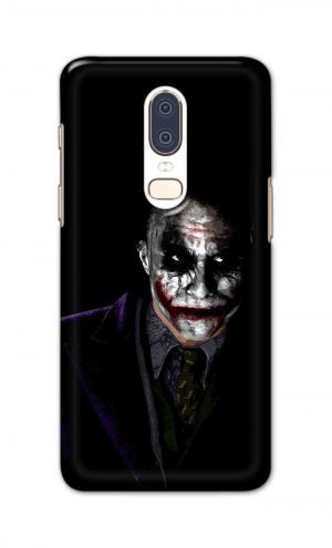 For OnePlus Six Printed Mobile Case Back Cover Pouch (Joker Why So Serious)