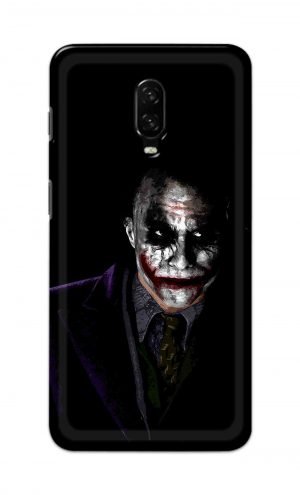 For OnePlus 6t Printed Mobile Case Back Cover Pouch (Joker Why So Serious)