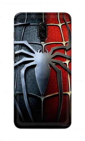 For OnePlus 6t Printed Mobile Case Back Cover Pouch (Spider)
