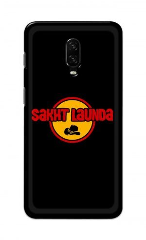 For OnePlus 6t Printed Mobile Case Back Cover Pouch (Sakht Launda)