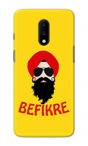 For OnePlus 7 Printed Mobile Case Back Cover Pouch (Sardar Ji Befikre)